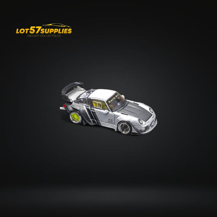 Star Model Porsche RWB 993 GT Wing Cyberpunk Silver Livery Ordinary 1:64 - for just $32.99! 