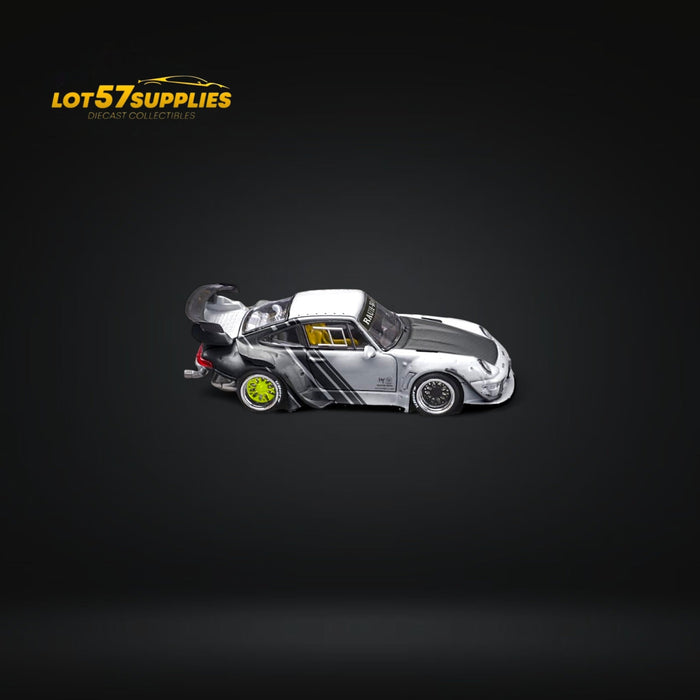 Star Model Porsche RWB 993 GT Wing Cyberpunk Silver Livery Ordinary 1:64 - for just $32.99! 