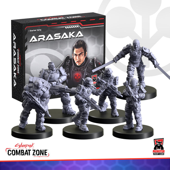 Cyberpunk Red Combat Zone: Arasaka Starter Gang - for just $50! 