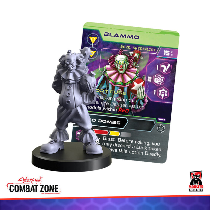 Cyberpunk Red Combat Zone: Bozos Starter Gang - for just $50! 