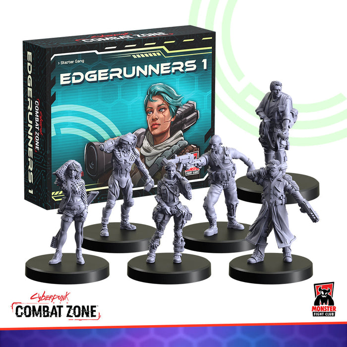 Cyberpunk Red Combat Zone: Edgerunners 1 Starter Gang - for just $50! 