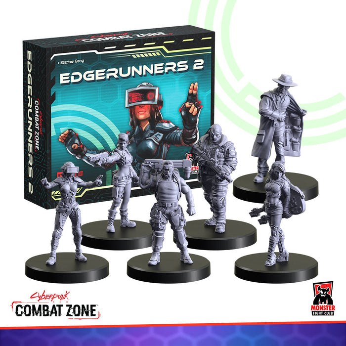 Cyberpunk Red Combat Zone: Edgerunners 2 Starter Gang - for just $50! 