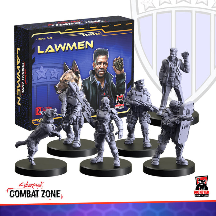 Cyberpunk Red Combat Zone: Lawmen Starter Gang - for just $50! 