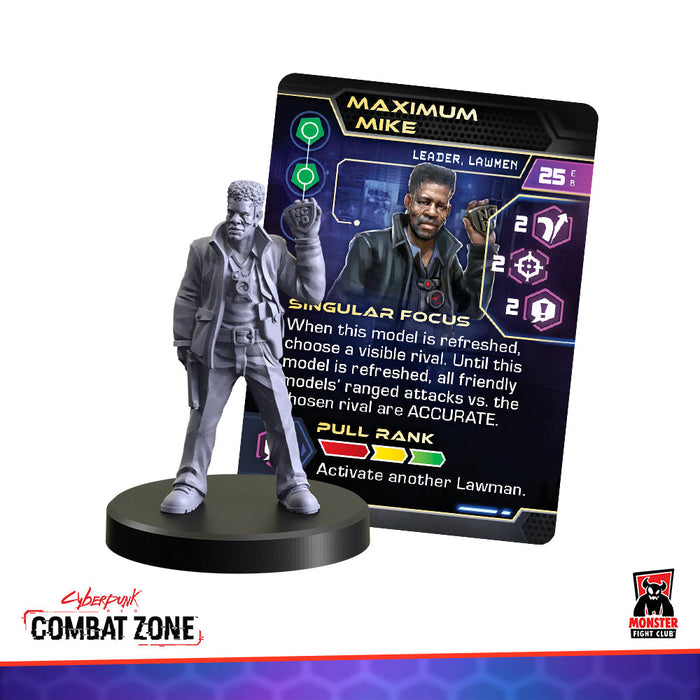 Cyberpunk Red Combat Zone: Lawmen Starter Gang - for just $50! 