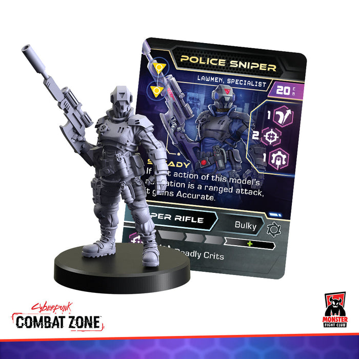 Cyberpunk Red Combat Zone: Lawmen Starter Gang - for just $50! 