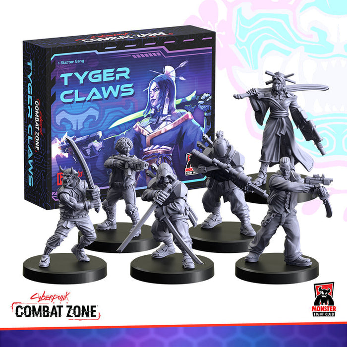 Cyberpunk Red Combat Zone: Tyger Claws Starter Gang - for just $50! 