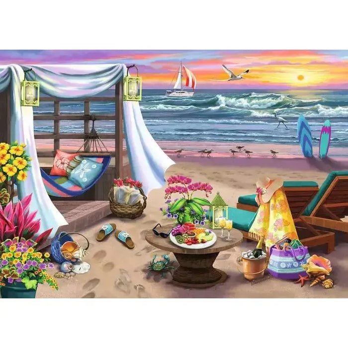 Cabana Retreat 500 Large Piece Jigsaw Puzzle Ravensburger - for just $24.99! 