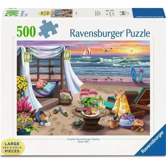 Cabana Retreat 500 Large Piece Jigsaw Puzzle Ravensburger - for just $24.99! 