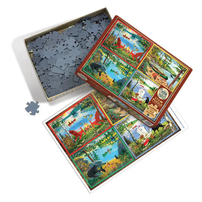 Cabin Country 275 Large Piece Jigsaw Puzzle Cobble Hill - for just $17.99! 
