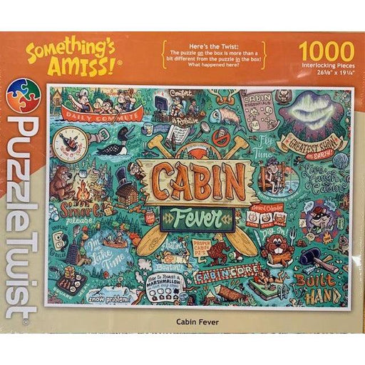 Cabin Fever "Something's Amiss!" 1000 Piece Jigsaw Puzzle PuzzleTwist - for just $25.99! 
