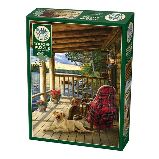 Cabin Porch 1000 Piece Jigsaw Puzzle Cobble Hill - for just $19.99! 