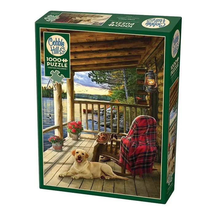 Cabin Porch 1000 Piece Jigsaw Puzzle Cobble Hill - for just $19.99! 
