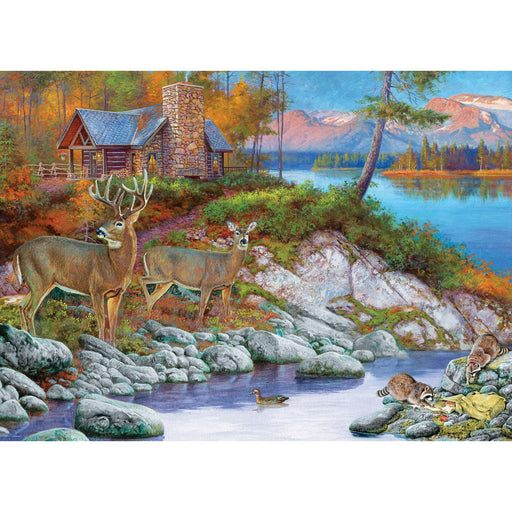 Cabin Visitors 1000 Piece Jigsaw Puzzle Eurographics - for just $19.99! 