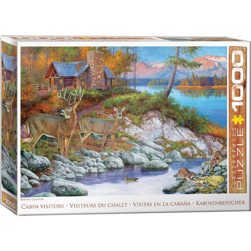 Cabin Visitors 1000 Piece Jigsaw Puzzle Eurographics - for just $19.99! 