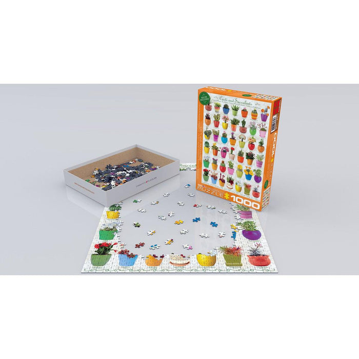 Cacti & Succulents 1000 Piece Jigsaw Puzzle Eurographics - for just $19.99! 
