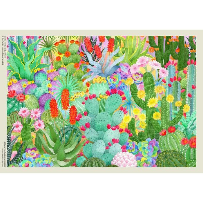 Cactus Garden by Bex Parkin 1000 Piece Jigsaw Puzzle Flame Tree - for just $19.99! 