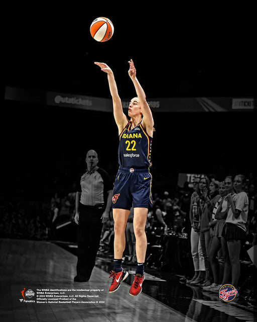 Caitlin Clark Shooting Action Indiana Fever 8" x 10" WNBA Blackout Basketball Photo - for just $9.99! 