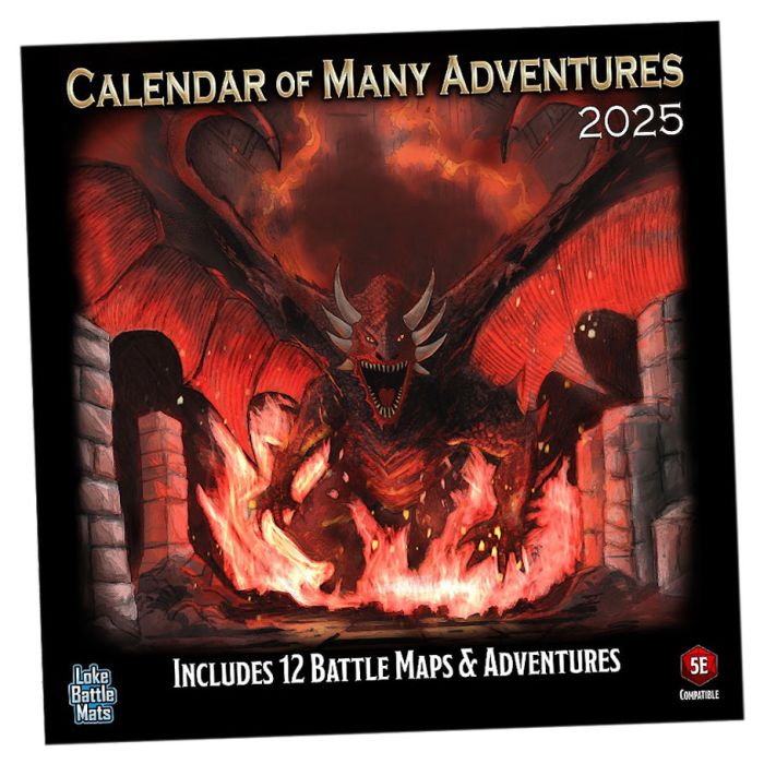 Calendar of Many Adventures 2025 - for just $16.99! 
