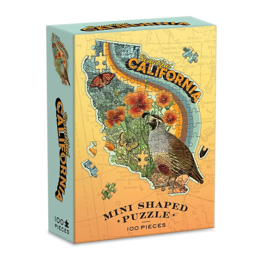 California 100 Piece Mini Shaped Jigsaw Puzzle Galison - for just $7.99! 