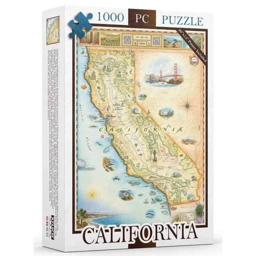 California 1000 Piece Jigsaw Puzzle Xplorer Maps - for just $24.99! 