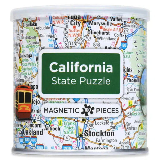 California State 100 Piece Magnetic Jigsaw Puzzle Geotoys - for just $11.99! 
