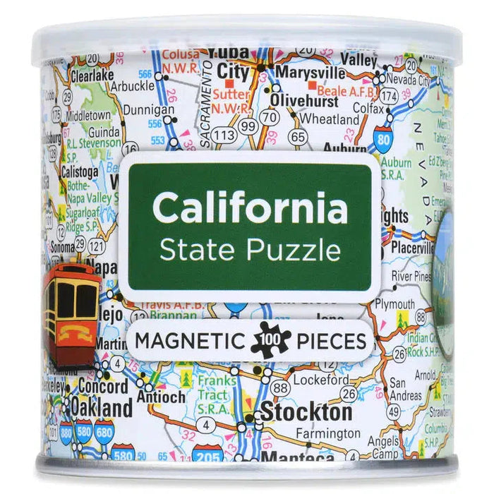 California State 100 Piece Magnetic Jigsaw Puzzle Geotoys - for just $11.99! 