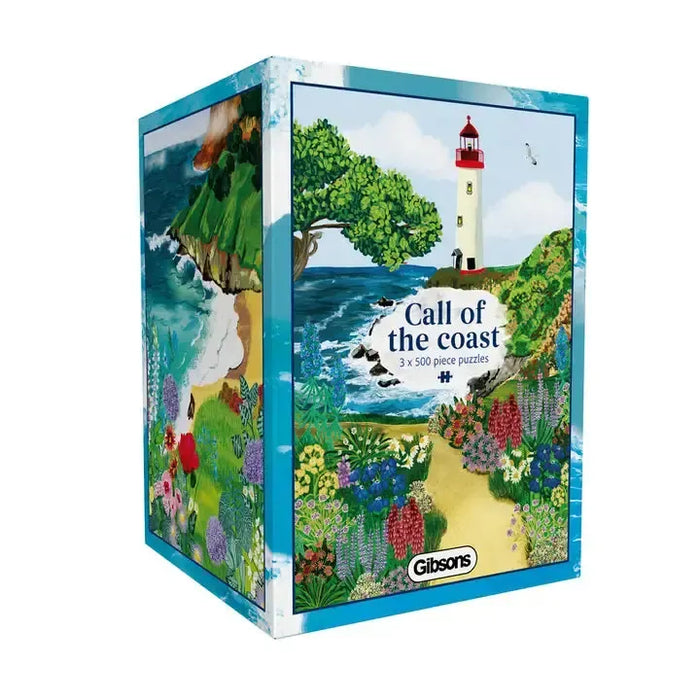 Call of the Coast Set of 3 500 Piece Jigsaw Puzzle Gibsons - for just $34.99! 