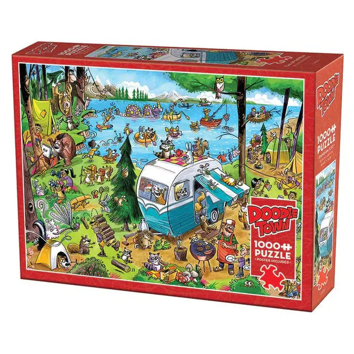Call of the Wild Doodle Town 1000 Piece Jigsaw Puzzle Cobble Hill - for just $19.99! 