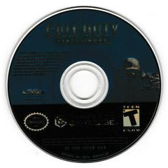 Top view of disc for Call Of Duty Finest Hour - Nintendo GameCube   