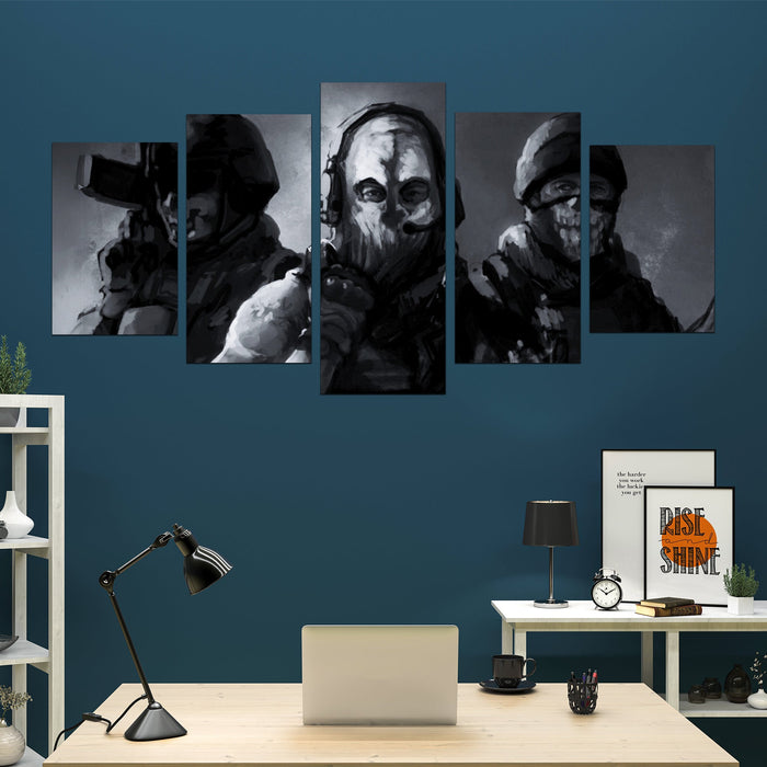 Call of Duty Modern Warfare 2 Wall Canvas Set - Canvas Durability, Gamer's Delight Decor - for just $105! 