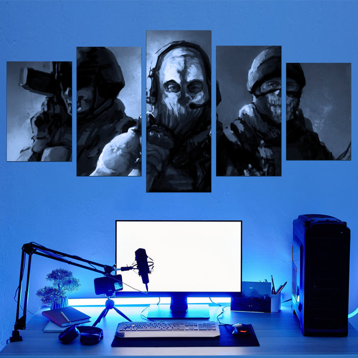 Call of Duty Modern Warfare 2 Wall Canvas Set - Canvas Durability, Gamer's Delight Decor - for just $105! 