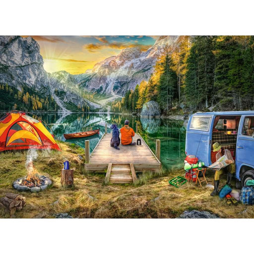 Calm Campsite 1000 Piece Jigsaw Puzzle Ravensburger - for just $24.99! 