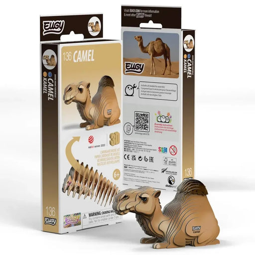 Camel 3D Cardboard Model Kit Eugy - for just $11.99! 