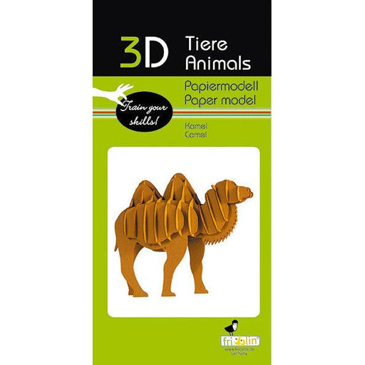 Camel 3D Cardboard Model Kit Fridolin - for just $7.99! 