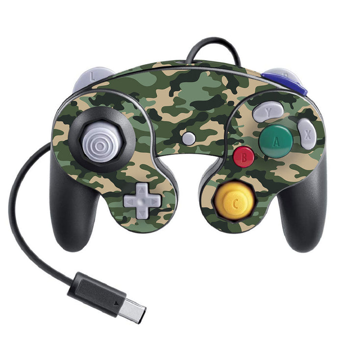 Nintendo Game Cube Controller Super Smash Bros Camo Series Skins - for just $14! 
