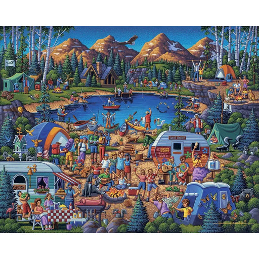 Camping Adventures 300 Piece Jigsaw Puzzle Dowdle - for just $19.99! 