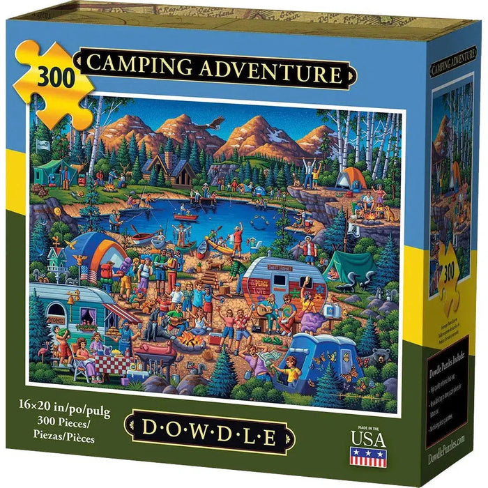 Camping Adventures 300 Piece Jigsaw Puzzle Dowdle - for just $19.99! 