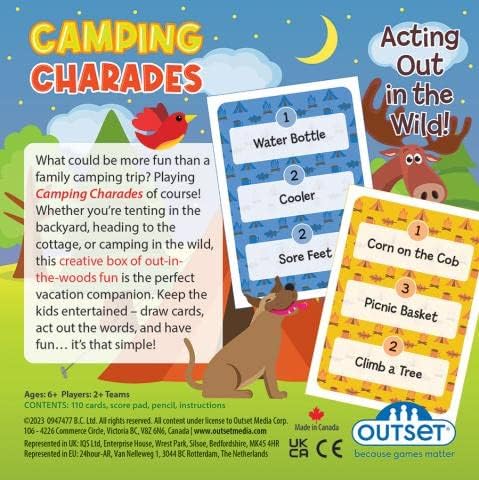 Camping Charades Game - Act Out in the Wild! - Outset - for just $14.99! 
