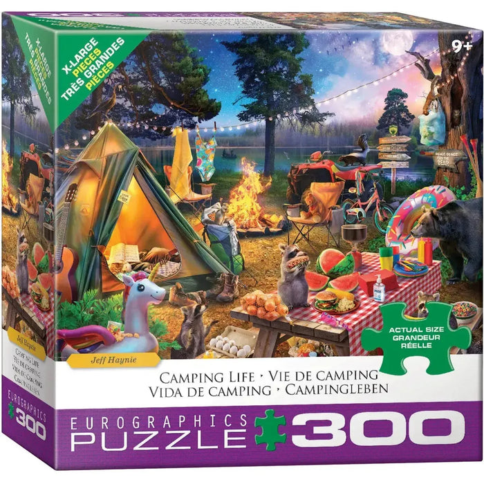 Camping Life 300 Piece Jigsaw Puzzle Eurographics - for just $17.99! 