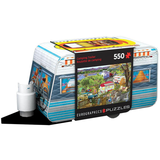 Camping Trailer 550 Piece Jigsaw Puzzle in Tin Eurographics - for just $24.99! 