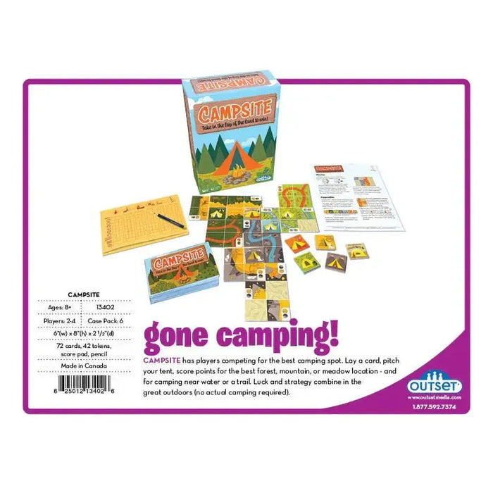 Campsite - Compete for the Best Camping Spots Game - Outset - for just $17.99! 