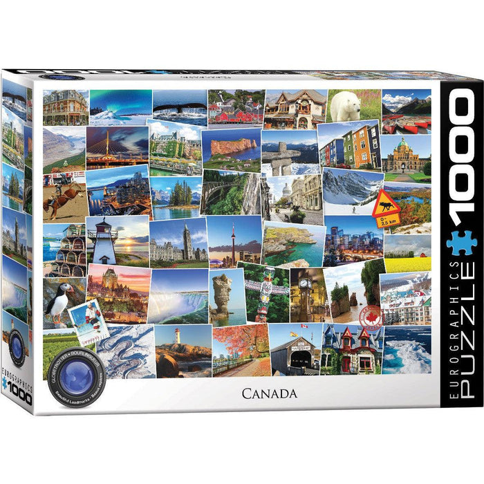 Canada Globetrotter 1000 Piece Jigsaw Puzzle Eurographics - for just $19.99! 