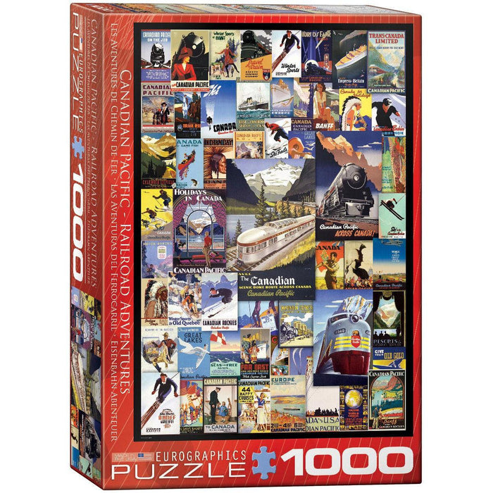 Canadian Pacific Railway Adventures 1000 Piece Jigsaw Puzzle Eurographics - for just $21.99! 