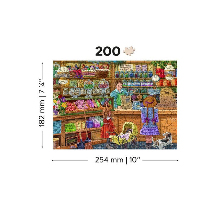 Candy Adventures 200 Piece Wood Jigsaw Puzzle Wooden City - for just $19.99! 