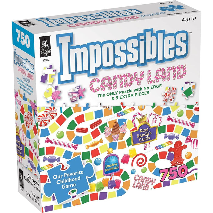 Candy Land Impossibles 750 Piece Jigsaw Puzzle BePuzzled - for just $19.99! 