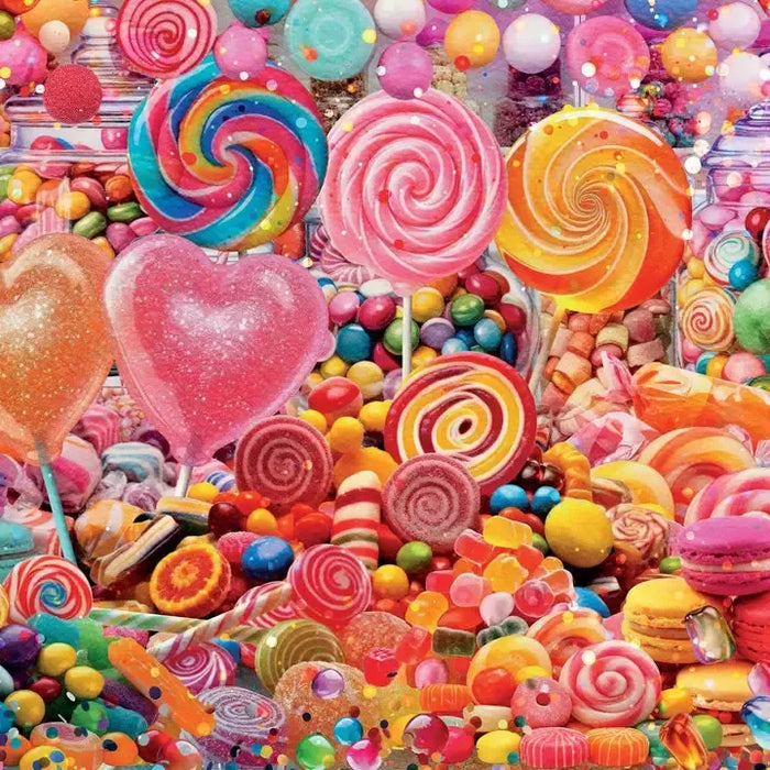 Candy Shop 500 Piece Soft Touch Jigsaw Puzzle Crown Point - for just $19.99! 