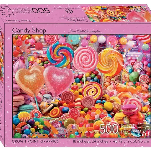 Candy Shop 500 Piece Soft Touch Jigsaw Puzzle Crown Point - for just $19.99! 