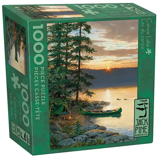 Canoe Lake 1000 Piece Jigsaw Puzzle Jack Pine - for just $14.99! 