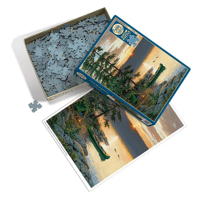 Canoe Lake 500 Piece Jigsaw Puzzle Cobble Hill - for just $17.99! 