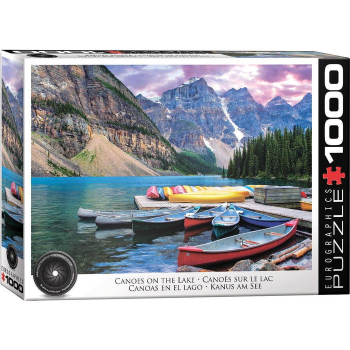 Canoes on the Lake 1000 Piece Jigsaw Puzzle Eurographics - for just $19.99! 